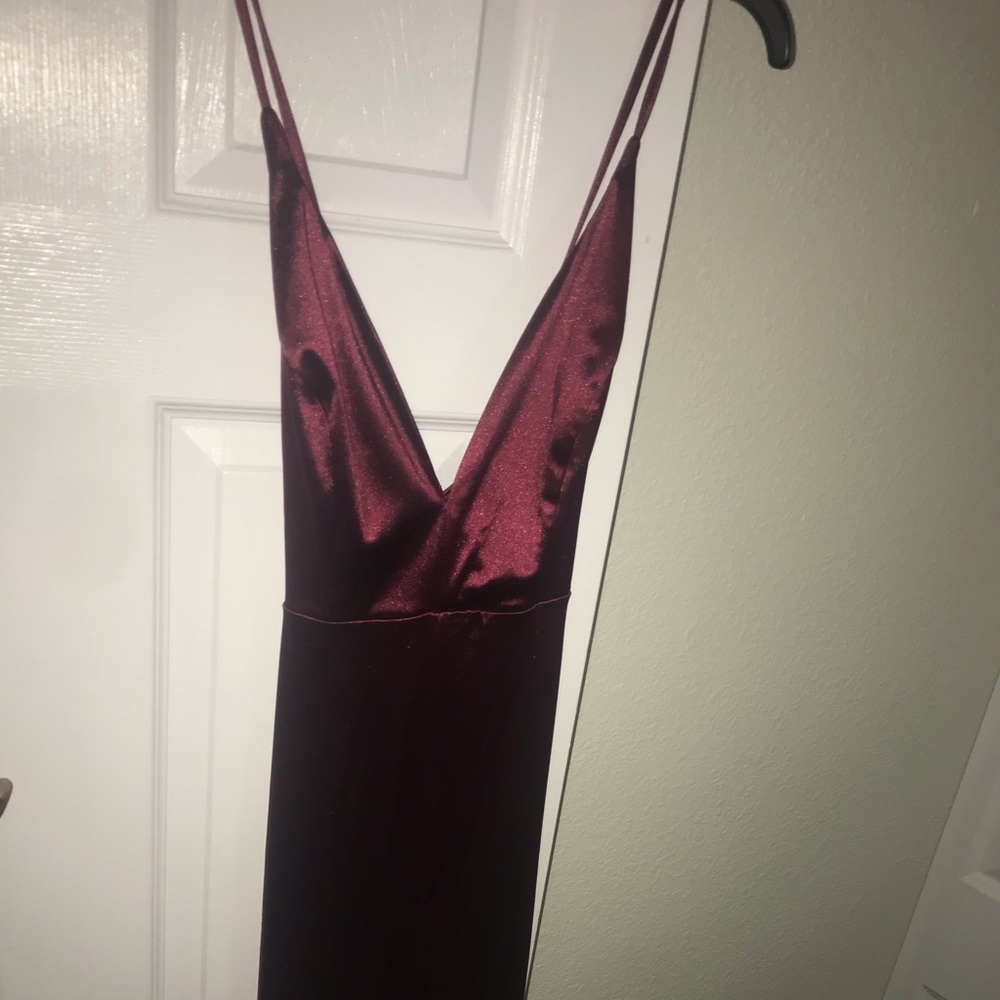 Red Satin Homecoming dress or Prom Dress